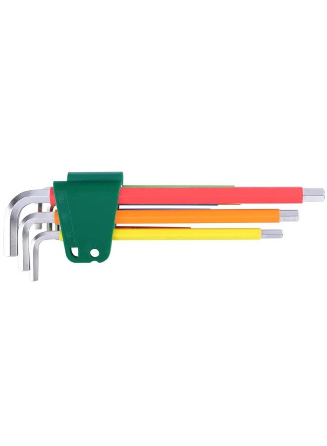 Sata 09103ch Rainbow Series 9-piece Extra-long Hex Key Wrench Set - Image 4