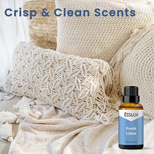ESSLUX Fresh Linen Fragrance Oil ESSLUX Aromatherapy Essential Clean Scented Oils for Diffuser Massage Soap Candle Making Scents Perfume Home Fragrance 30 ml - Image 3