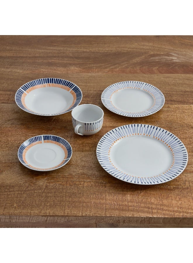 Home Box Atlanta 20 - Pieces Linear Luxe Dinner Set  - Image 2