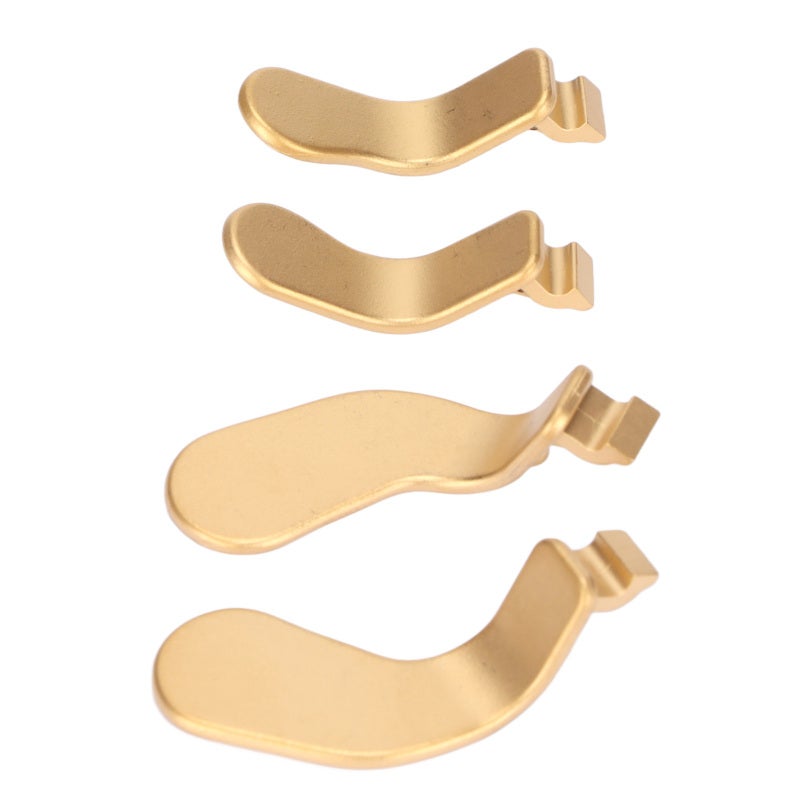 Metal Paddles 4-Piece Stainless Steel Set for Xbox One Elite Wireless Controller Series 2 - Interchangeable Gold Paddles with Simple No-Tool Replacement for Enhanced Gaming Control - Image 5