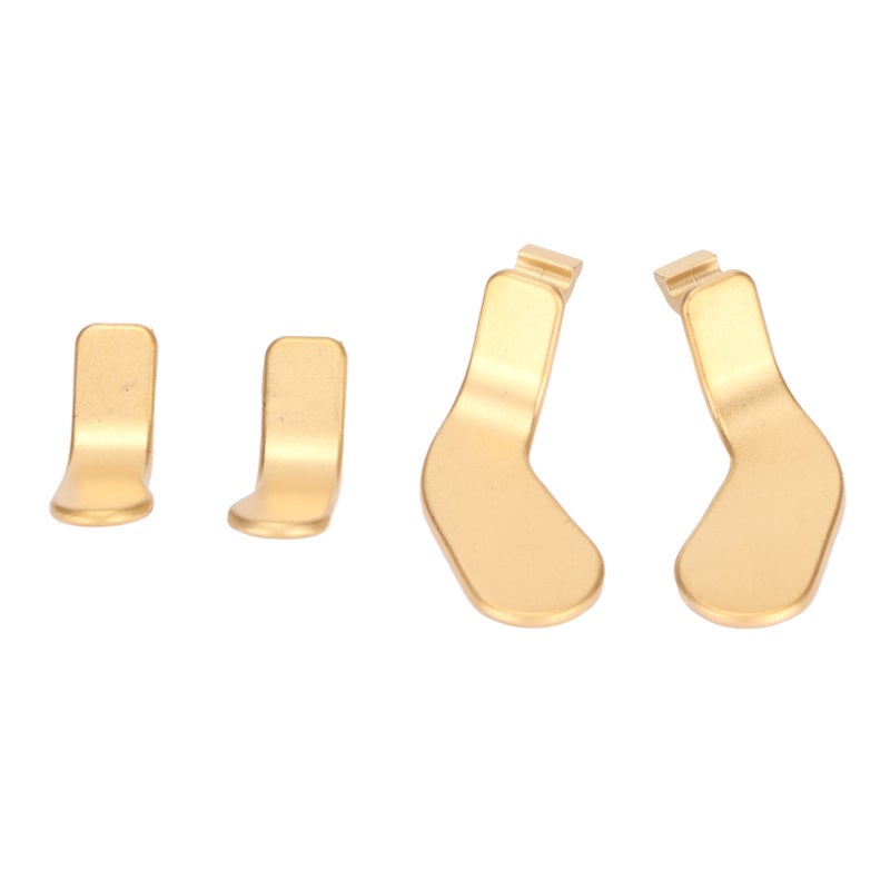 Metal Paddles 4-Piece Stainless Steel Set for Xbox One Elite Wireless Controller Series 2 - Interchangeable Gold Paddles with Simple No-Tool Replacement for Enhanced Gaming Control - Image 3