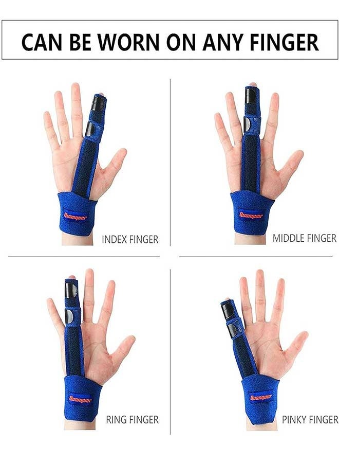 RAWAID Finger Extension Splint for Trigger Finger, Mallet Finger, Arthritis, Post-Surgery, Adjustable Finger Support Brace for All Fingers Left or Right Hand - Image 2