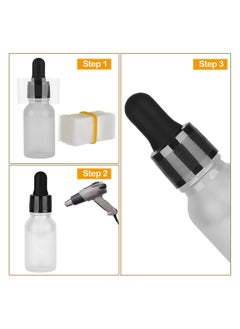 Excefore Shrink Wrap Clear Perforated Bottle Shrink Bands for Essential Oil Bottle, Dropper Bottle and Test Tube Bottle Cap  - Image 4