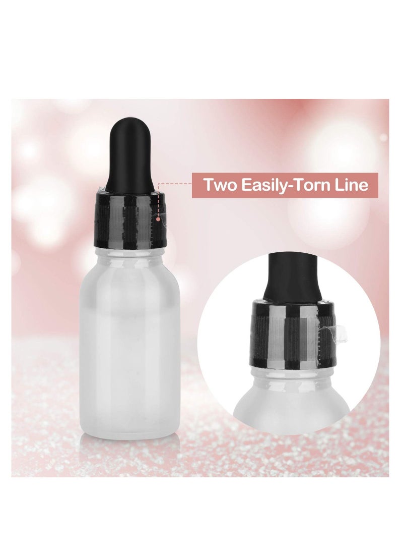 Excefore - Shrink Wrap Clear Perforated Bottle Shrink Bands for Essential Oil Bottle, Dropper Bottle and Test Tube Bottle Cap - Image 1