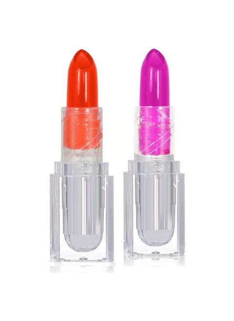 Magic Nice Moisturizing Lipstick 3.2Gm, Hydrating Long Lasting, Nourish Your Lips With Every Application, Lipstick For Every Occasion, Elevate Your Lip Game With Touch Of Magic, 2Pc (Assorted)