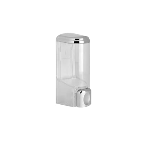 Viking ABS Lotion (Liquid) Dispenser Wall Mounted - Elegant 200ml Liquid Capacity, Transparent Finish - Lockable Design,Bathroom and Kitchen Essential - Image 1