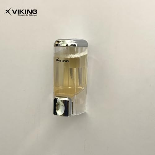 Viking ABS Lotion (Liquid) Dispenser Wall Mounted - Elegant 200ml Liquid Capacity, Transparent Finish - Lockable Design,Bathroom and Kitchen Essential - Image 5
