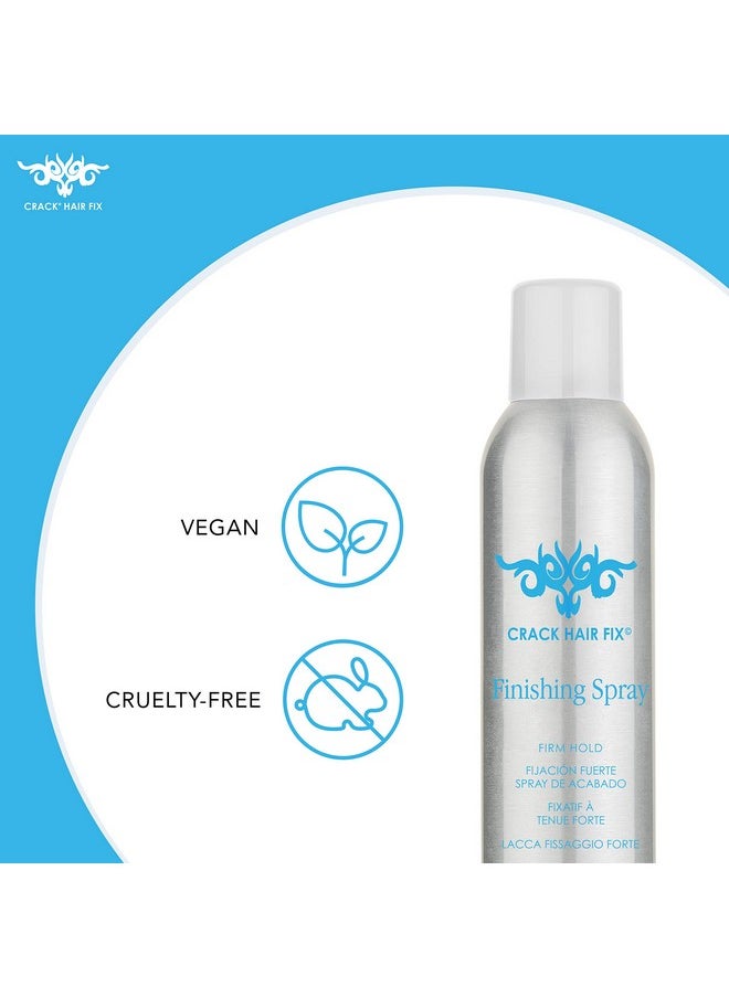 Crack - Hair Fix Firm Hold Finishing Spray Wind And Humidityresistant Hold & High Shine For All Hair Types ( 10 Oz / 283 Gram ) - Image 1