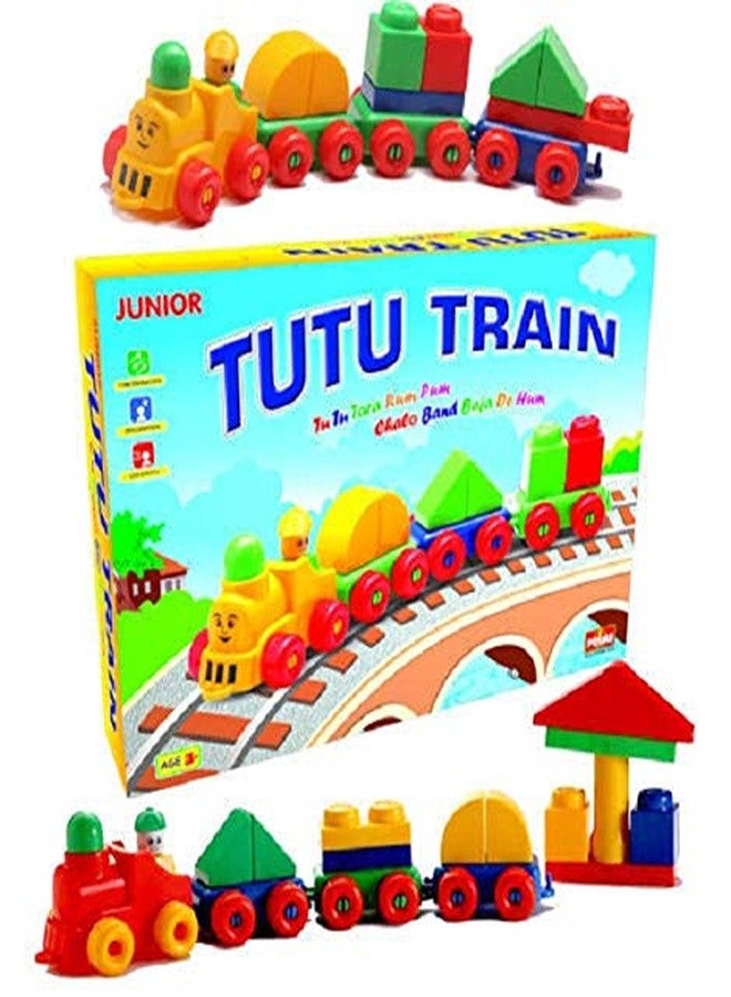 Nabhya Tu-Tu-Tu Train Blocks Puzzle Early Learning Educational Toy for Kids Age 2 to 5 - Image 2