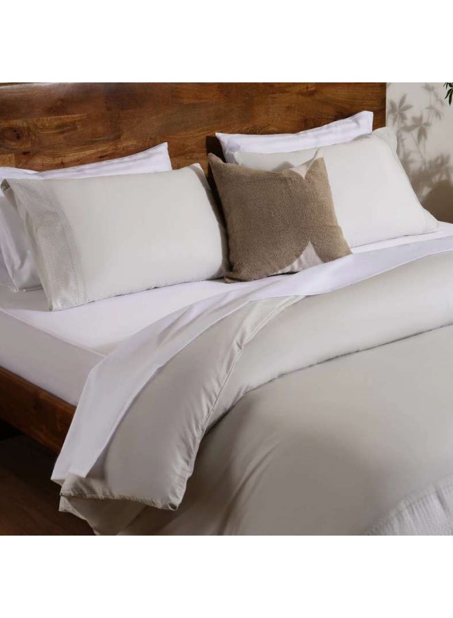 Pan Home Elegance 3-Piece Duvet Cover Set 260x220cm - Pale Blue - Image 2