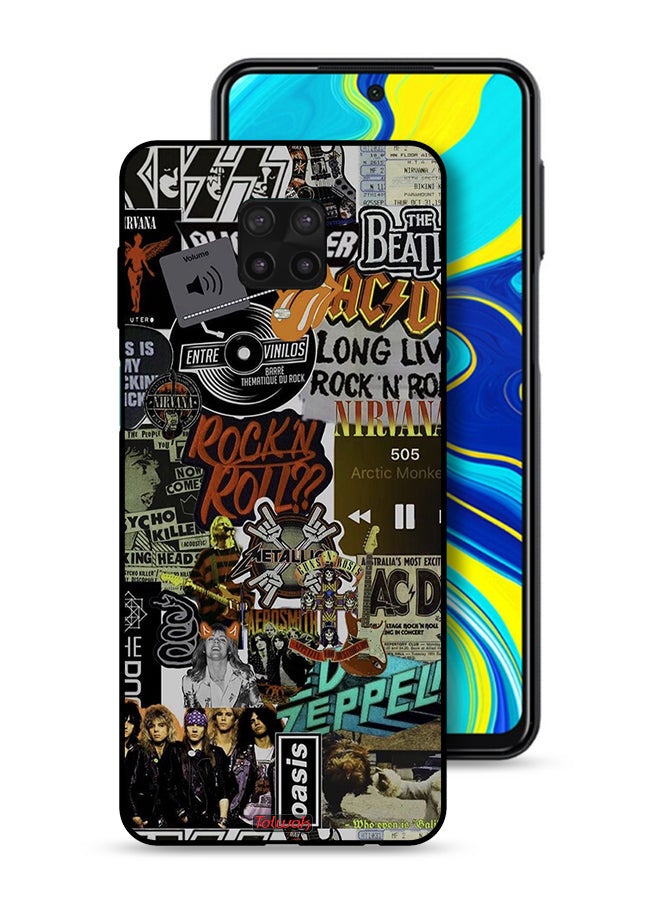 Tolwak Xiaomi Redmi Note 9 Pro Protective Case Cover Long Live Rock N Roll - Image 1