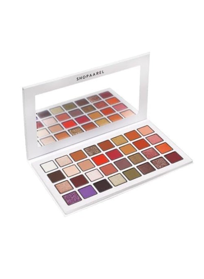 SHOPAAREL Highly Pigmented Long Lasting Blendable Eye Makeup Pallet Ultra Matte to Stunning Shimmer & Glitter Powder Black Magic (32 Color Eyeshadow) - Image 2