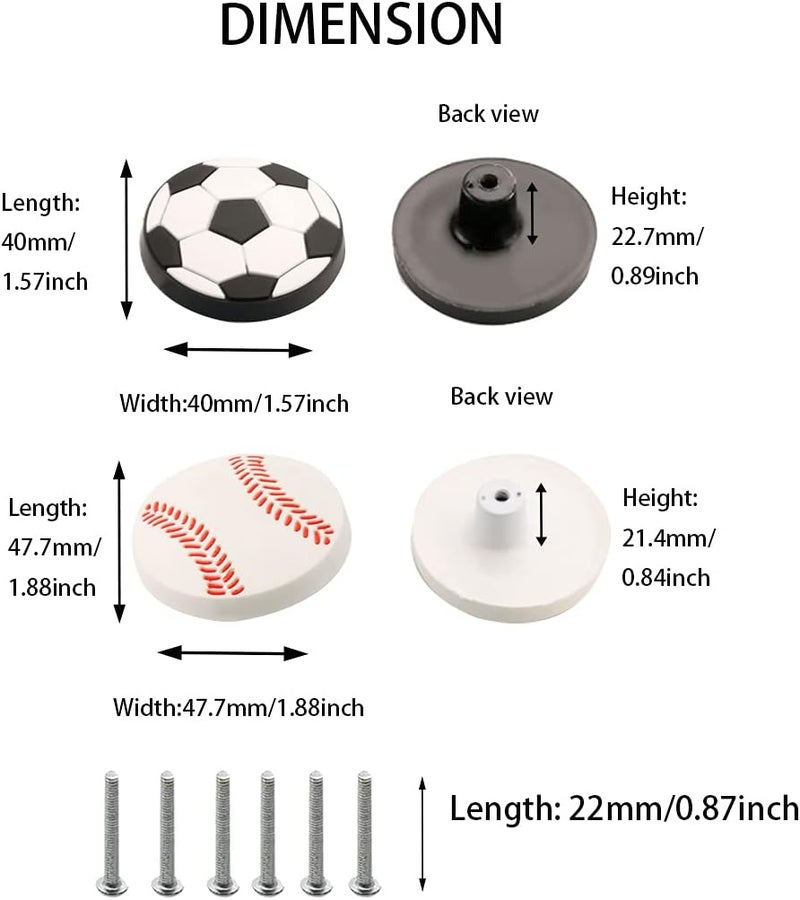 Skyscraper Soft Rubber Cartoon Shape Knobs for Kids Girls Boys Cabinet Handle pulls Drawer Knobs for Kids Room Cabinets Closets Toy Organizer Box Bookcase 6pcs/Set (Mix C) - Image 2