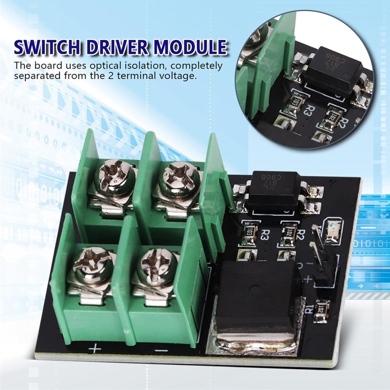 Wal front MOSFET Switch Module DC 3.3-12V Control 5-36V Output 22A High Current Field Effect Transistor Module for Motor LED Speed PWM Control (1) - Image 3