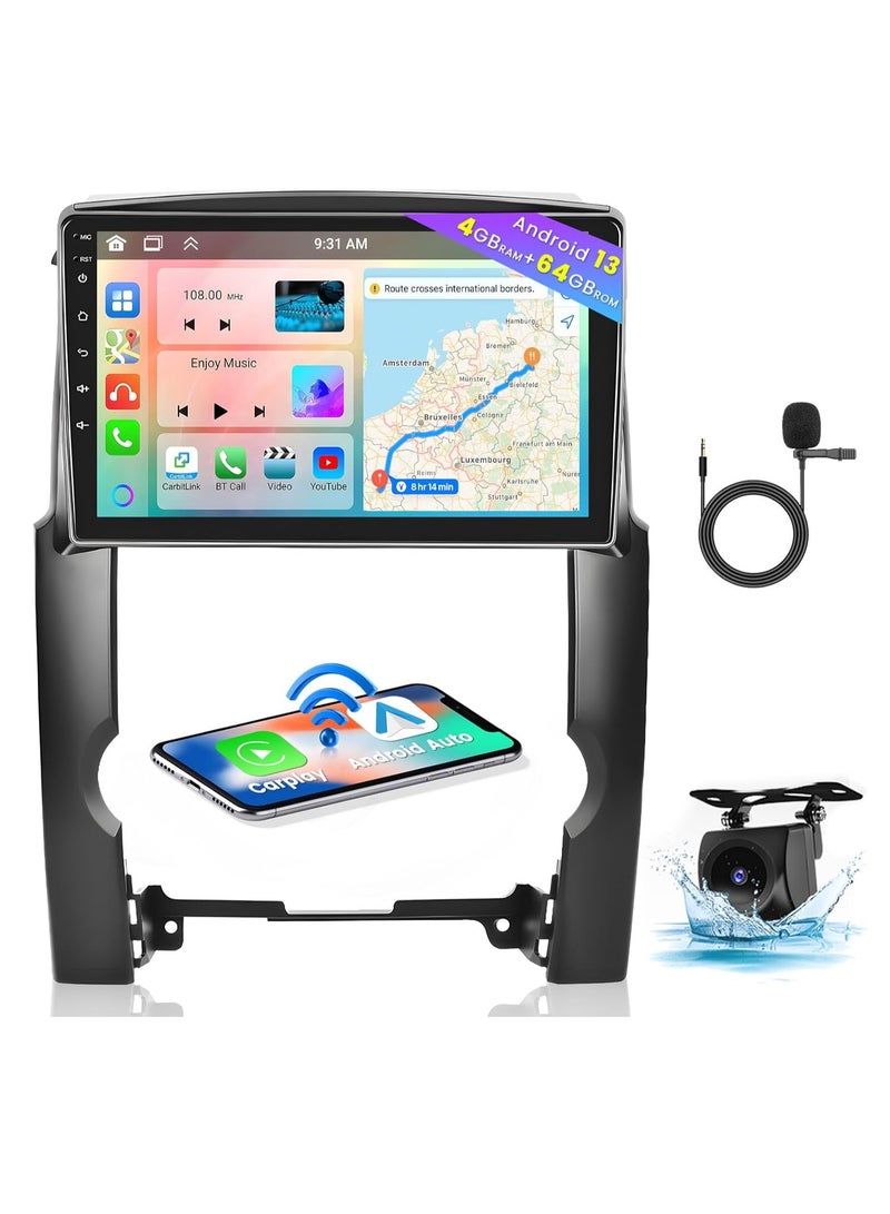 10.1" Android Car Stereo for Kia Sorento 2009-2012, 8-Core 4+64GB, Wireless Carplay/Android Auto, IPS Touchscreen, GPS, WiFi, 32EQ DSP, Backup Camera - Image 1