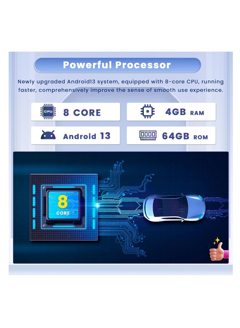 10.1" Android Car Stereo for Kia Sorento 2009-2012, 8-Core 4+64GB, Wireless Carplay/Android Auto, IPS Touchscreen, GPS, WiFi, 32EQ DSP, Backup Camera - Image 3