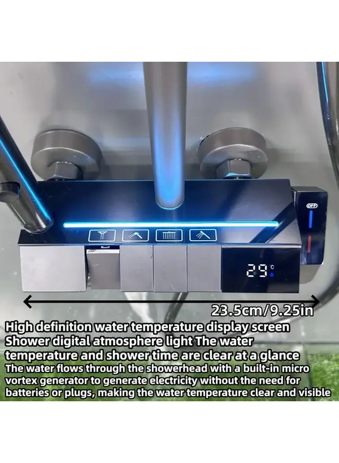 نظام الدش الرقمي LED موديل 819 مع تحكم ذكي - Image 3