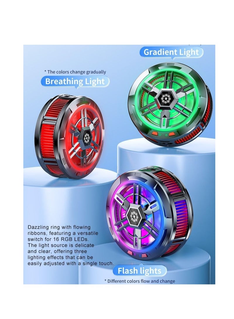 مبرد iPad، مبرد لوحي مغناطيسي لجهاز iPad/Surface pro/Samsung Tab/Steam Deck، متوافق مع Magsafe، مروحة تبريد iPad مع شاشة عرض درجة الحرارة للألعاب المحمولة، البث المباشر على TikTok - Image 5