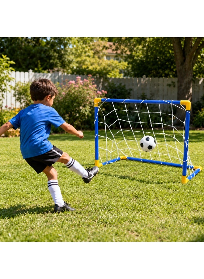 فيتو Fitto 2 في 1: طوق كرة سلة ومرمى كرة قدم، مع كرة سلة، وكرة قدم، ومضخة هواء - Image 2