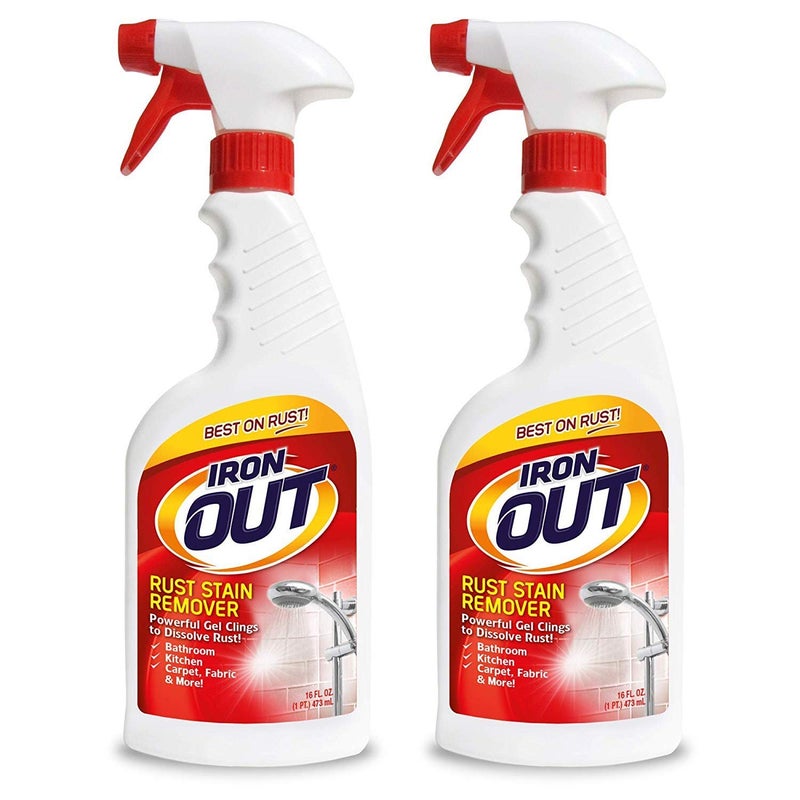OUT Iron Out Rust Stain Remover Spray Gel, 16 Fl. Oz. Bottle 2 Pack, n/a - Image 1