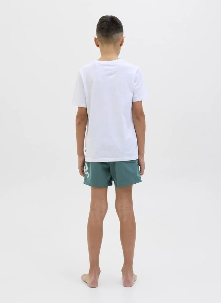 جاك وجونز جونيور Kids Logo Swim Shorts