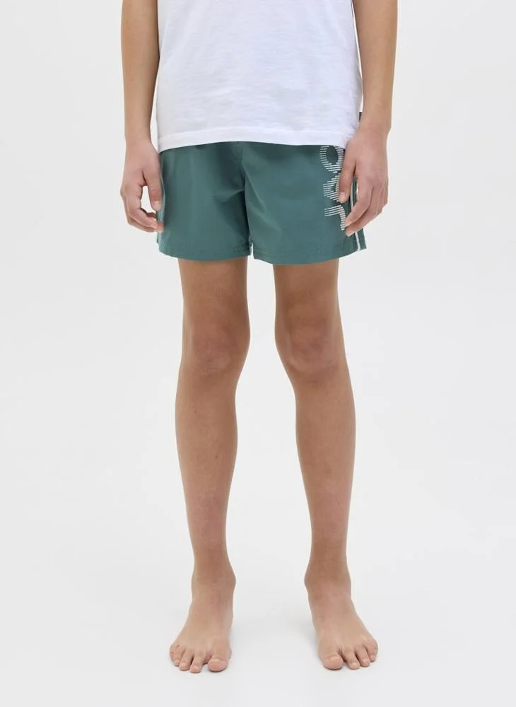 جاك وجونز جونيور Kids Logo Swim Shorts