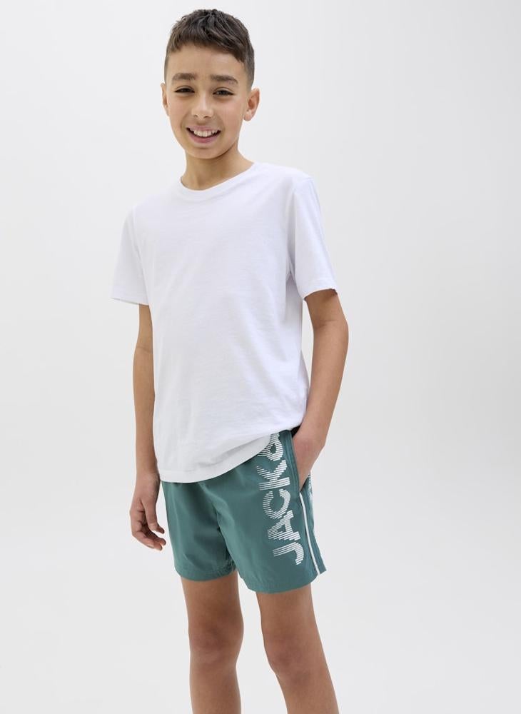 جاك وجونز جونيور شورت سباحة بشعار للأطفال - Image 3