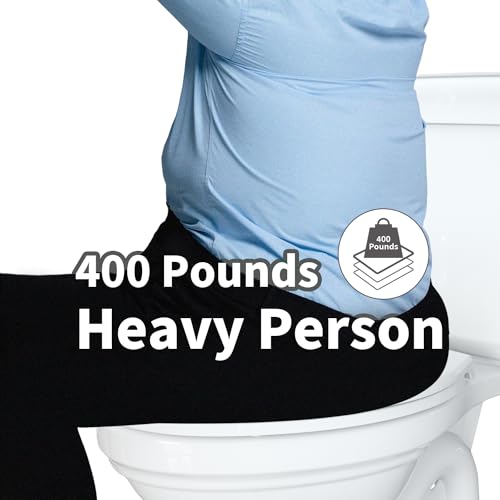 RT R&T Elongated Toilet Seat （18.5"）Slow Close Heavy Duty Standard Toilet Seat, Easy to Install, Easy to Remove, Plastic White B1130 - Image 3