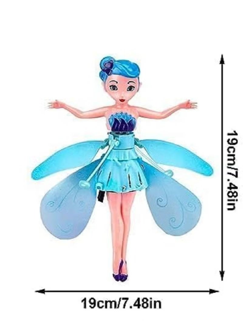 NYVIO Flying Fairy Princess Doll with Infrared Hand Control, LED Light-Up Hovering Toy for Kids & Girls - Image 4