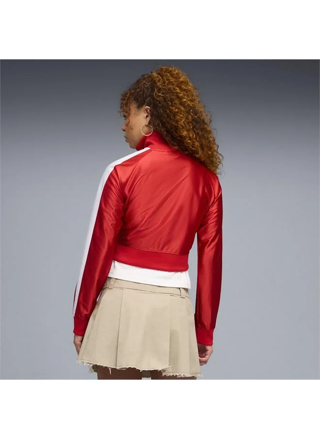 Puma For All Time Red FUTURE.PUMA.ARCHIVE T7 Cropped Track Jacket Women for Women | Best Price UAE