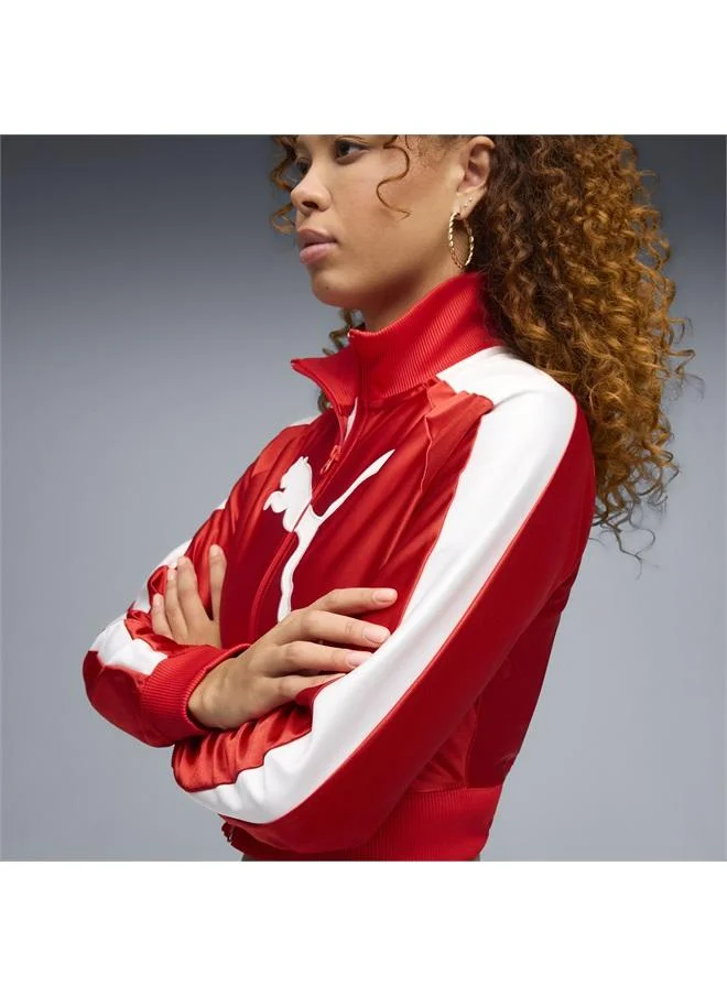 Puma For All Time Red FUTURE.PUMA.ARCHIVE T7 Cropped Track Jacket Women for Women | Best Price UAE