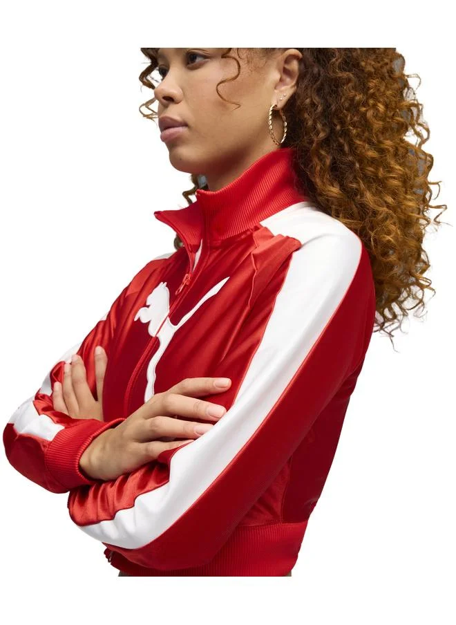 بوما جاكيت رياضي FUTURE.PUMA.ARCHIVE T7 قصير للنساء