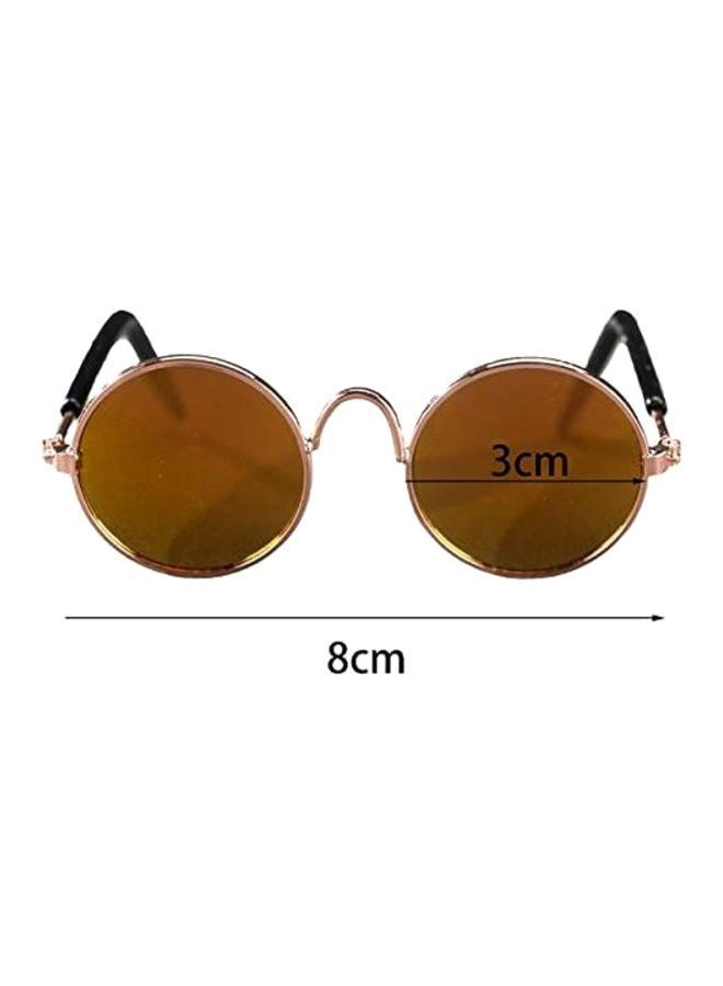 NIBEMINENT Foldable Pet Eyeglasses Brown/Pink/Black - Image 2