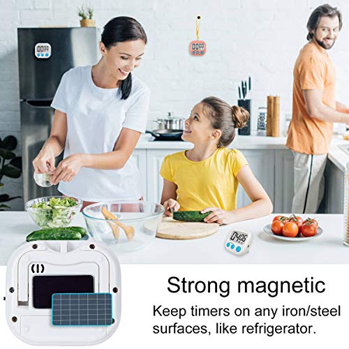 AOUCE Classroom Timers for Teachers Kids Large Magnetic Digital Timer Teacher Supplies 2 Pack-Blue White - Image 3