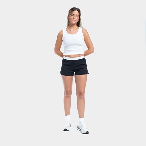 Soffe Womens Authentic Cheer Short, Black, X-Large (2-Pack) - Image 4
