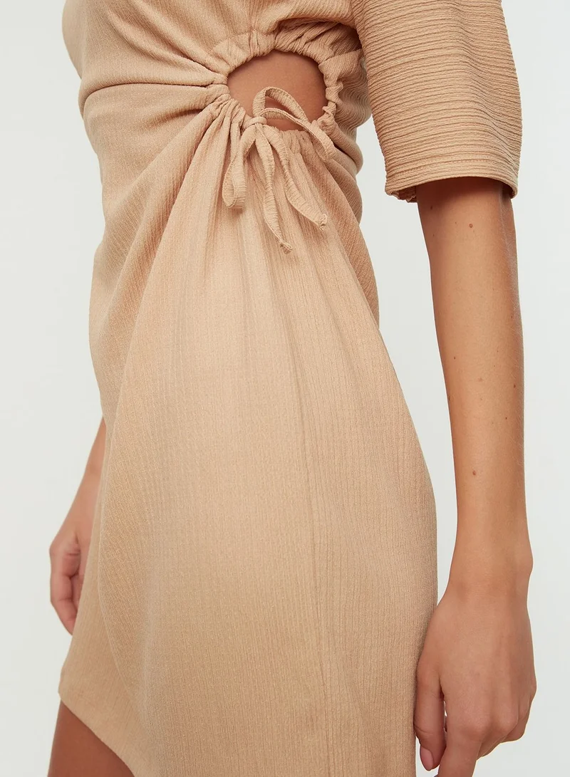 trendyol Cut Out Tie Detail Dress