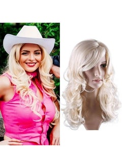 24 Inches Platinum Blonde Wig With Bangs Long Curly Wavy Wig Light Blonde Hair Wigs Women Girls Cosplay Costume Party Wigs - pzsku/ZA6C9B40E843EA84F4C57Z/45/_/1696664546/3d145a2d-fd73-4d28-813f-ebd5937b5683