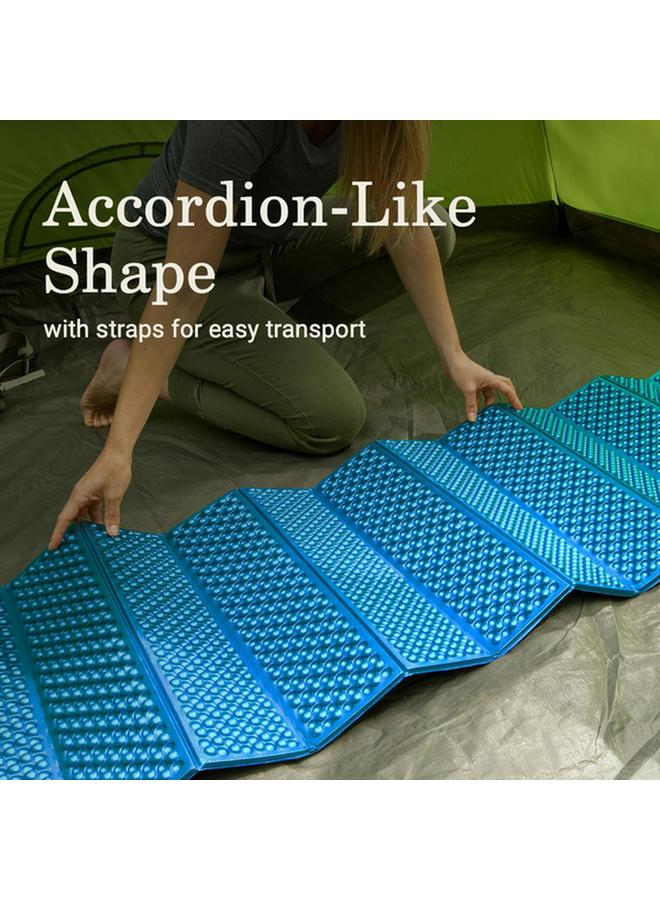 Coleman River Rest Comfortable Rectangular Foam Camping Pad Blue 2157468 - Image 3