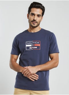 NAUTICA Graphic Regular Fit Premium Cotton Crew Neck T-shirt  - Image 1