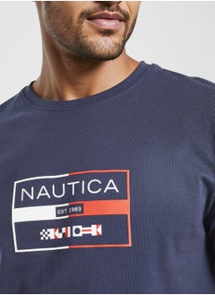 NAUTICA Graphic Regular Fit Premium Cotton Crew Neck T-shirt  - Image 4