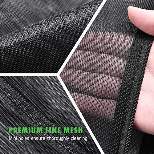 OTraki 2 Pack Mesh Laundry Bags 24 x 32 inch Laundry Garment Bag Mesh Large Lingerie Wash Bags Zippered Garment Washing Net for Underwear Hosiery Blouse Sweater Dress Don't Drying, Melting 140-176℉ - Image 4