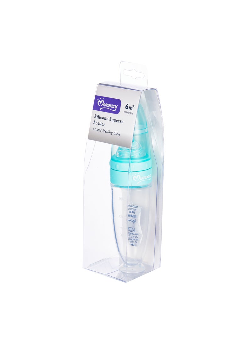 Momeasy Baby Silicone Squeeze Feeder with Spoon - Image 1