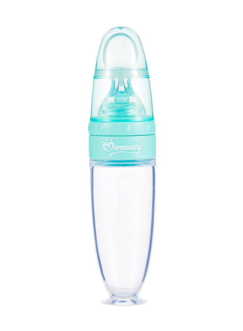 Momeasy Baby Silicone Squeeze Feeder with Spoon - Image 2