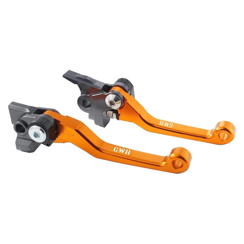 Adsspro Motorcycle Foldable Brake Clutch Lever Handle CNC Aluminum Pivot for 125 150 250 300 350 450 500 SX XCW EXCF XCFW XCF SXF EXC EXCF XC XCF XCW SXF XCFW SXF Dirt Pit Bike
