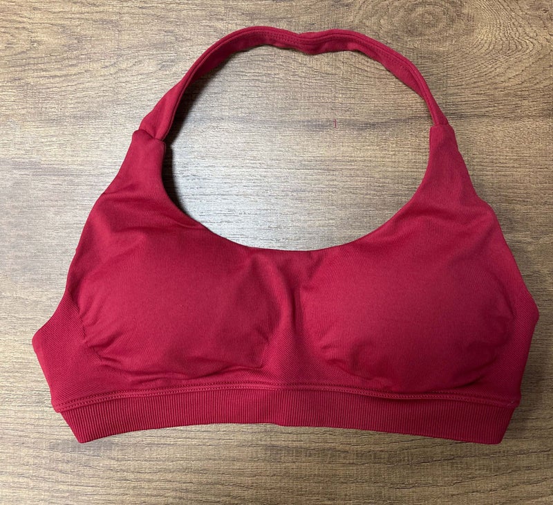 Sports Underwear Women'S Summer Beauty Back Mid-Strength Shock-Proof Anti-Expansion High-Elasticity Ultra-Fine Dusk Nylon Hanging Neck Large Backless - Image 1