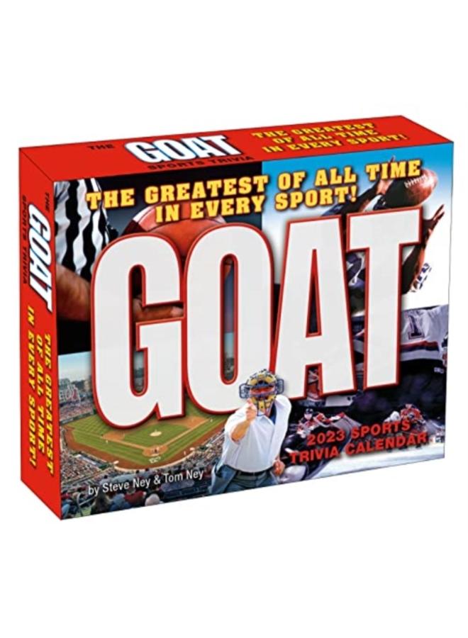 GOAT SPORTS TRIVIA CALENDAR 
