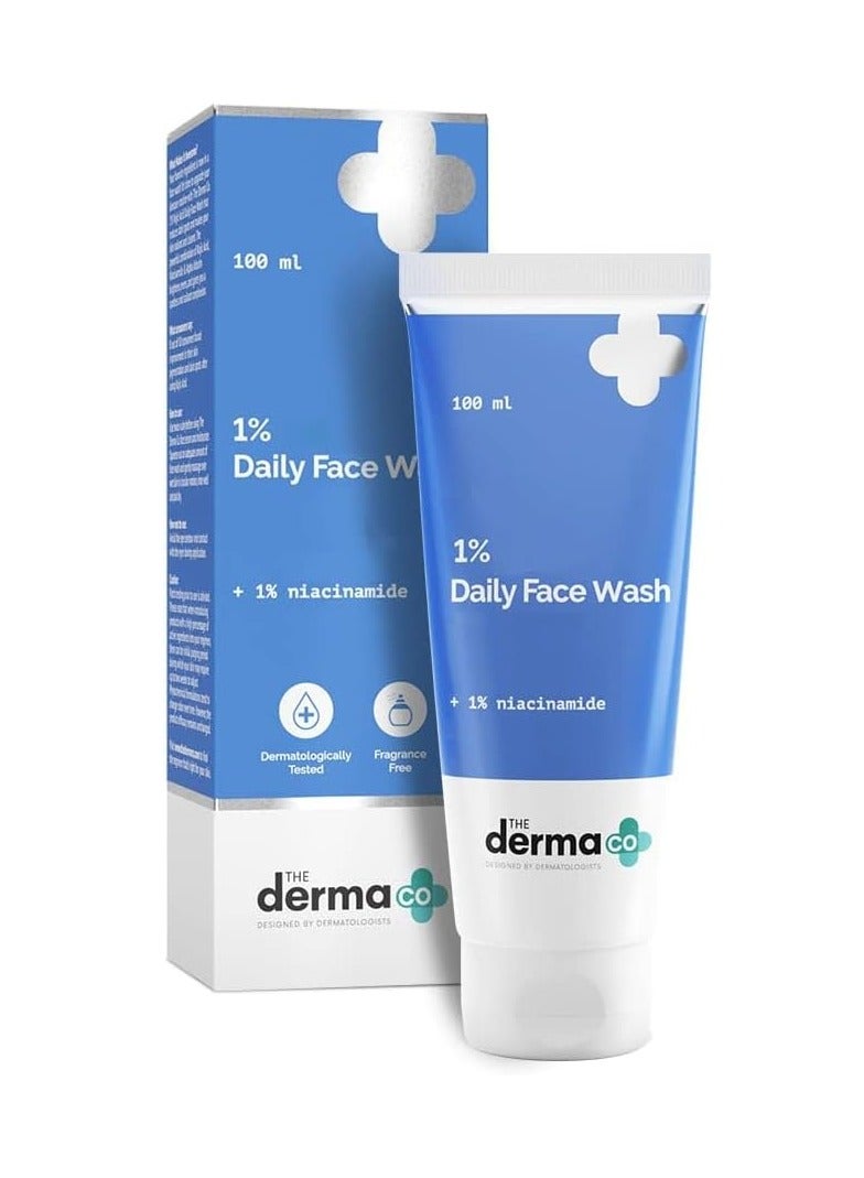 THE derma Co 1% Kojic Acid Daily Face Wash 100 Ml - Image 1