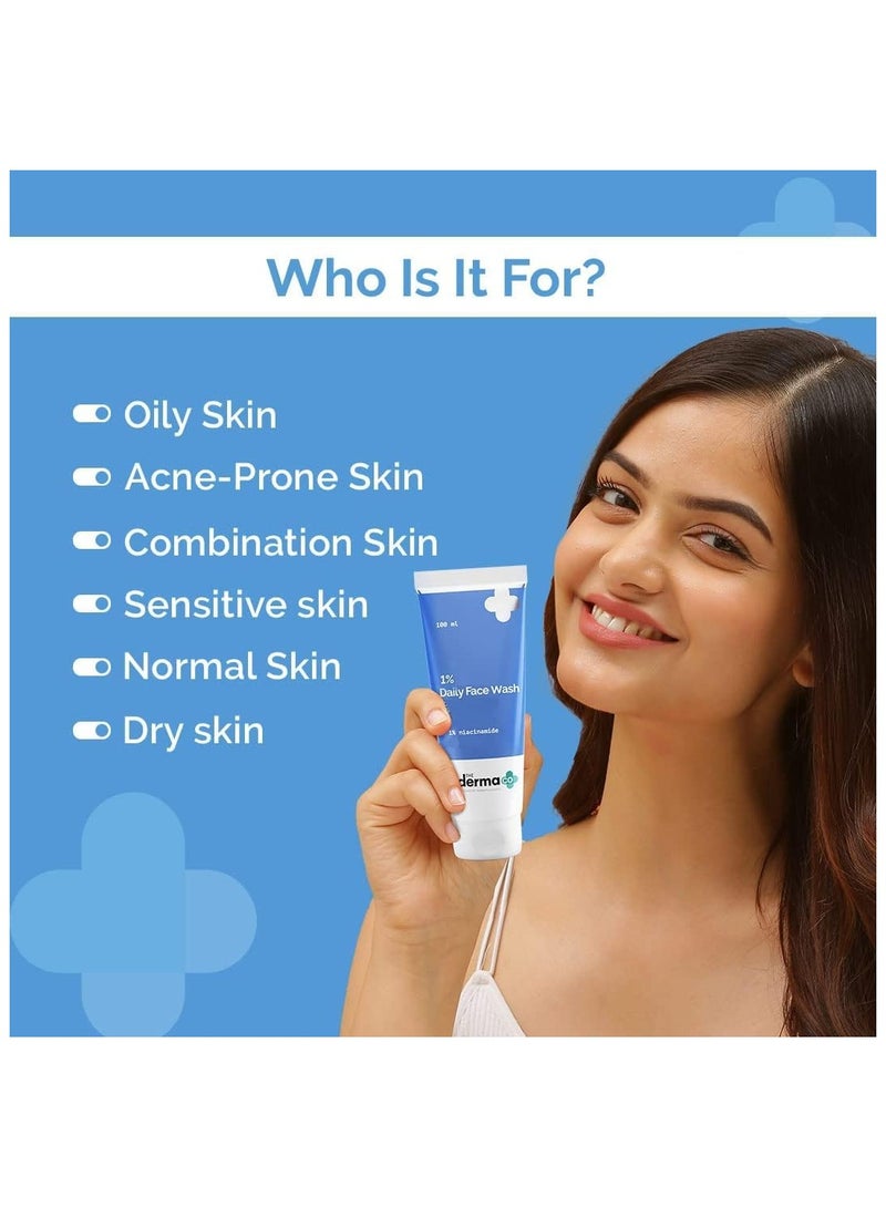 THE derma Co 1% Kojic Acid Daily Face Wash 100 Ml - Image 5