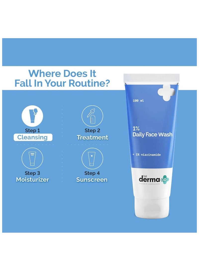 THE derma Co 1% Kojic Acid Daily Face Wash 100 Ml - Image 3