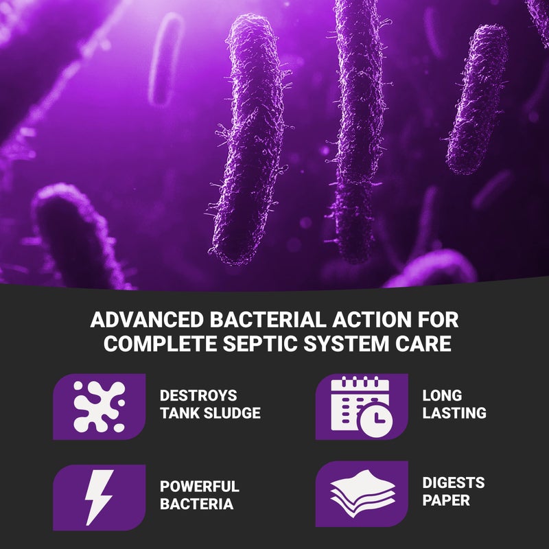 Roebic K-37-H Septic Tank Treatment: 64-Ounce, Promotes Efficient Breakdown, Reduces Odors, Prevents Clogs for Smooth Septic System Operation - Image 4